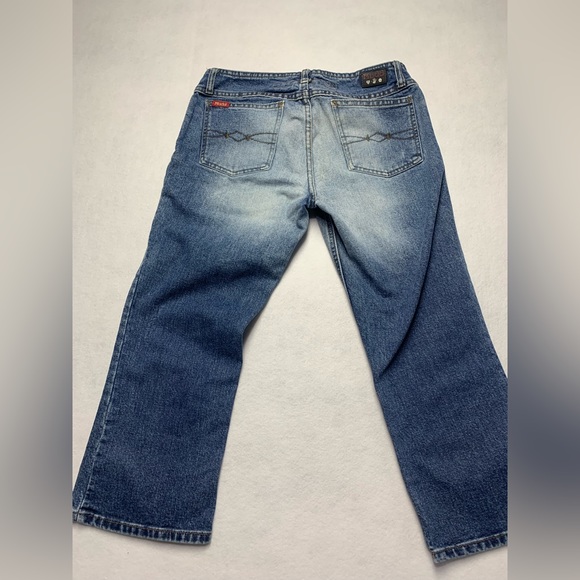 Y2K Mudd Extra Low Rise Capri Jeans Juniors Size 7 Hip Huggers - Picture 6 of 11